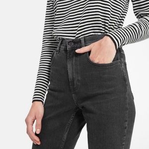 Everlane Black Cheeky Straight Jean